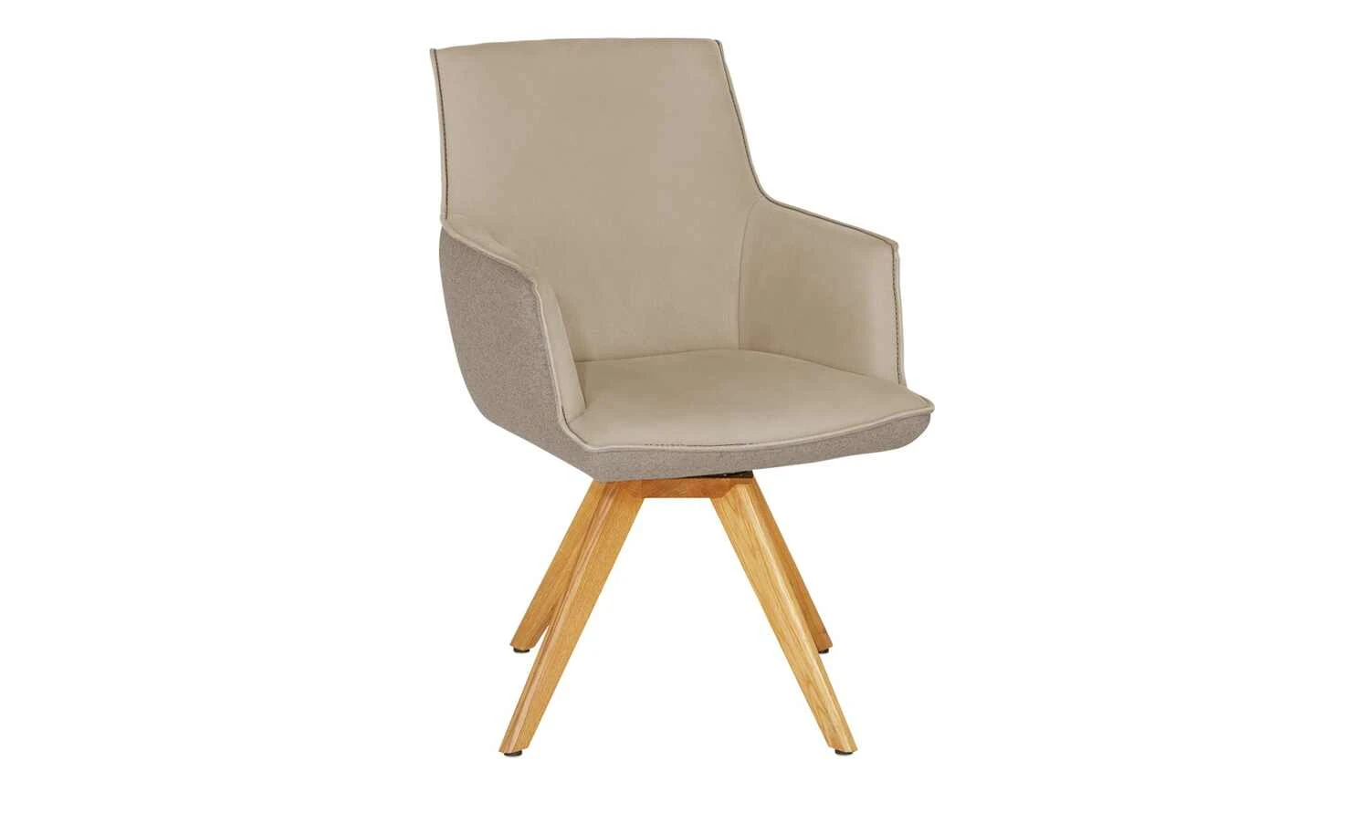 KOINOR Armlehnstuhl Leder Schwof | Jade (Beige) / Dunkelbraun Ja 10 KOINOR Armlehnstuhl Leder Schwof | Jade (Beige) / Dunkelbraun Ja – Bild 8