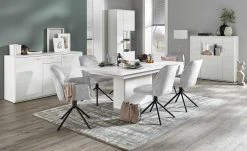 uno Polsterstuhl drehbar Ramina | Grau Nein