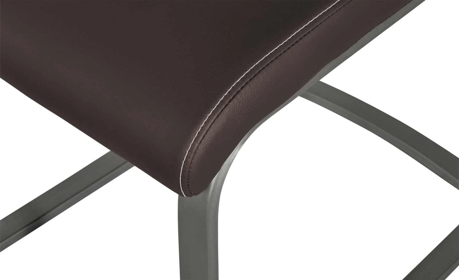 uno Freischwinger Talva | Dunkelbraun 7 uno Freischwinger Talva | Dunkelbraun – Bild 5