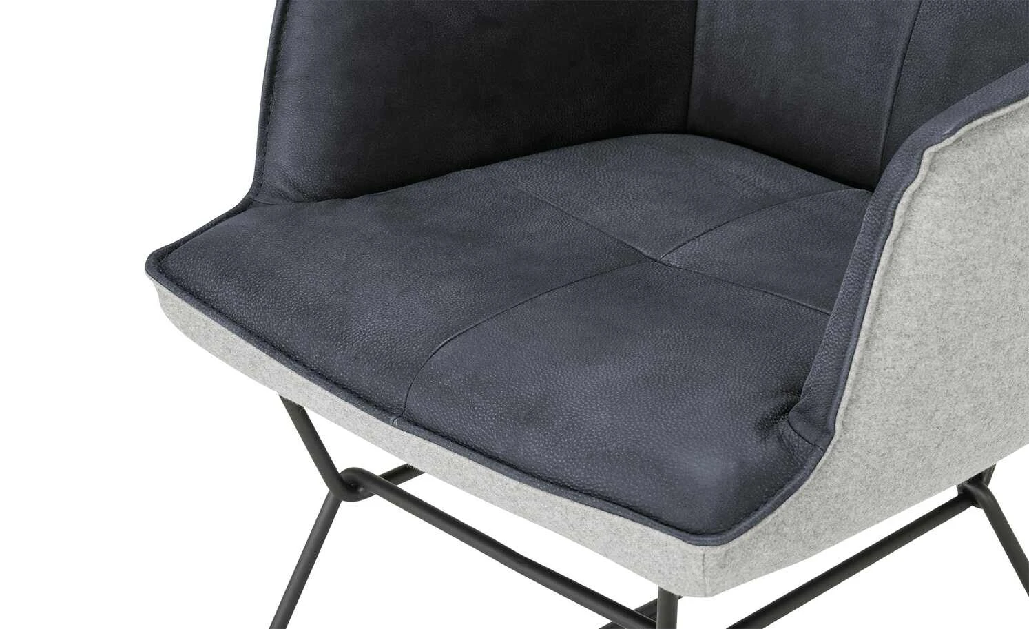 KOINOR Kufenstuhl mit Leder Bexx | Night (Dunkelblau) / Hellgrau Ja 11 KOINOR Kufenstuhl mit Leder Bexx | Night (Dunkelblau) / Hellgrau Ja – Bild 9