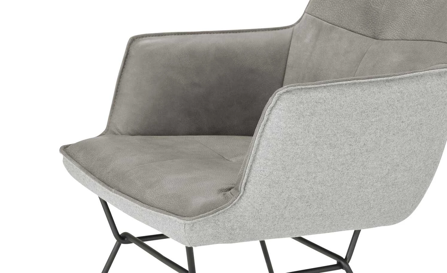 KOINOR Kufenstuhl mit Leder Bexx | Asphalt (Hellgrau) Ja 12 KOINOR Kufenstuhl mit Leder Bexx | Asphalt (Hellgrau) Ja – Bild 10