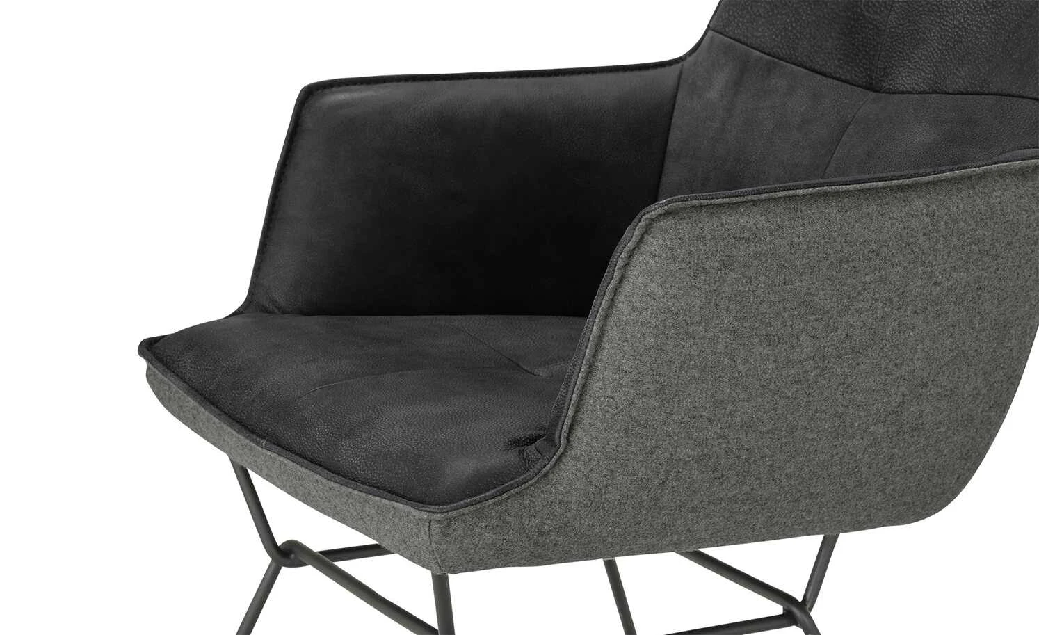 KOINOR Kufenstuhl mit Leder Bexx | Omega (Dunkelgrau) Ja 11 KOINOR Kufenstuhl mit Leder Bexx | Omega (Dunkelgrau) Ja – Bild 9