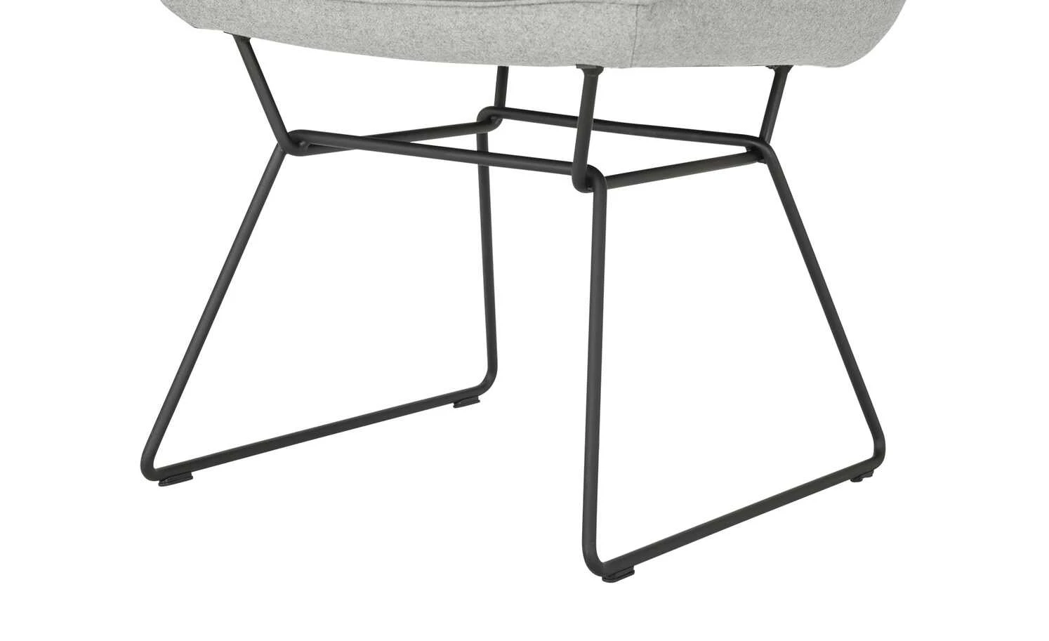 KOINOR Kufenstuhl mit Leder Bexx | Mare (Blau) / Hellgrau Ja 5 KOINOR Kufenstuhl mit Leder Bexx | Mare (Blau) / Hellgrau Ja – Bild 3