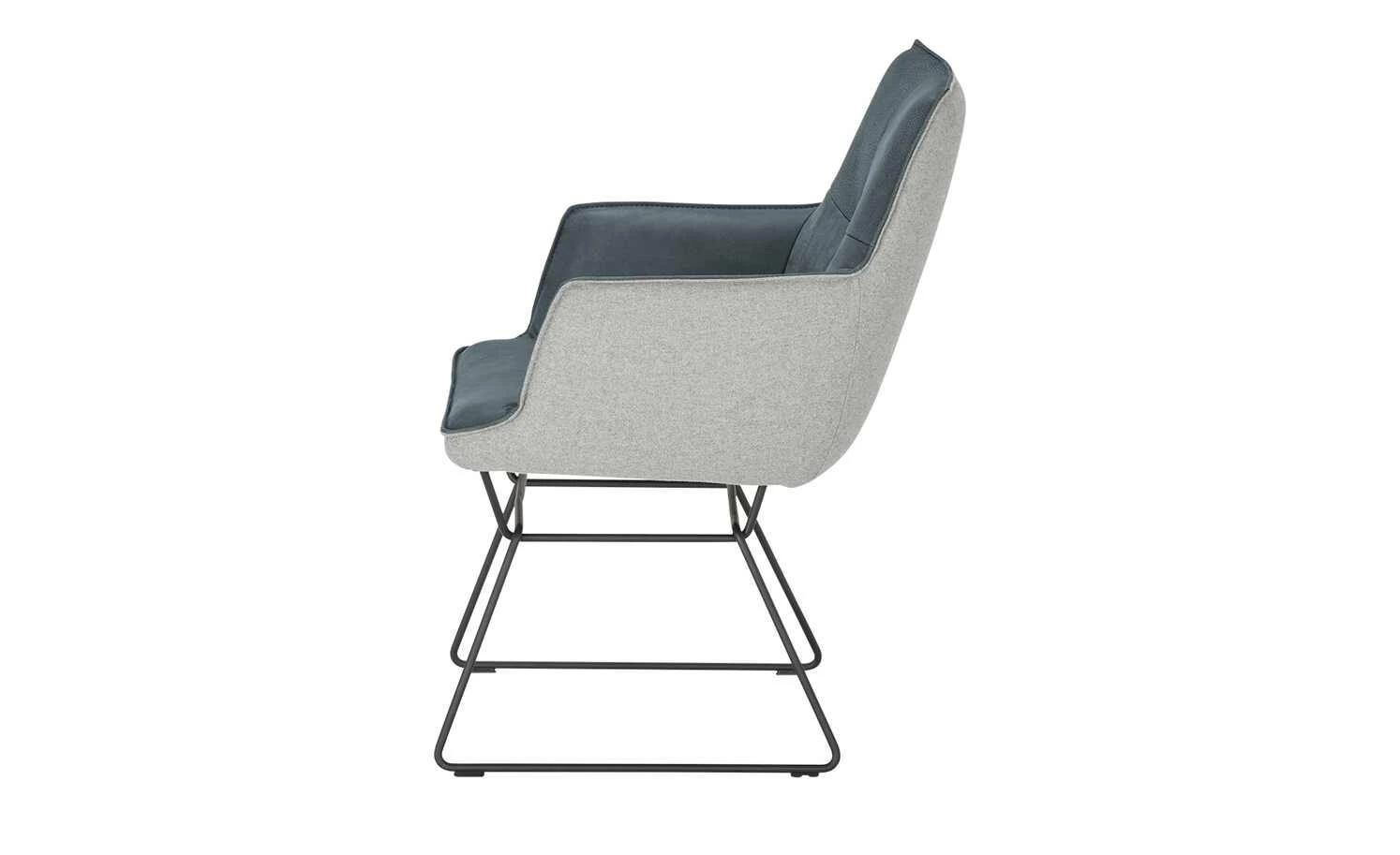 KOINOR Kufenstuhl mit Leder Bexx | Mare (Blau) / Hellgrau Ja 10 KOINOR Kufenstuhl mit Leder Bexx | Mare (Blau) / Hellgrau Ja – Bild 8