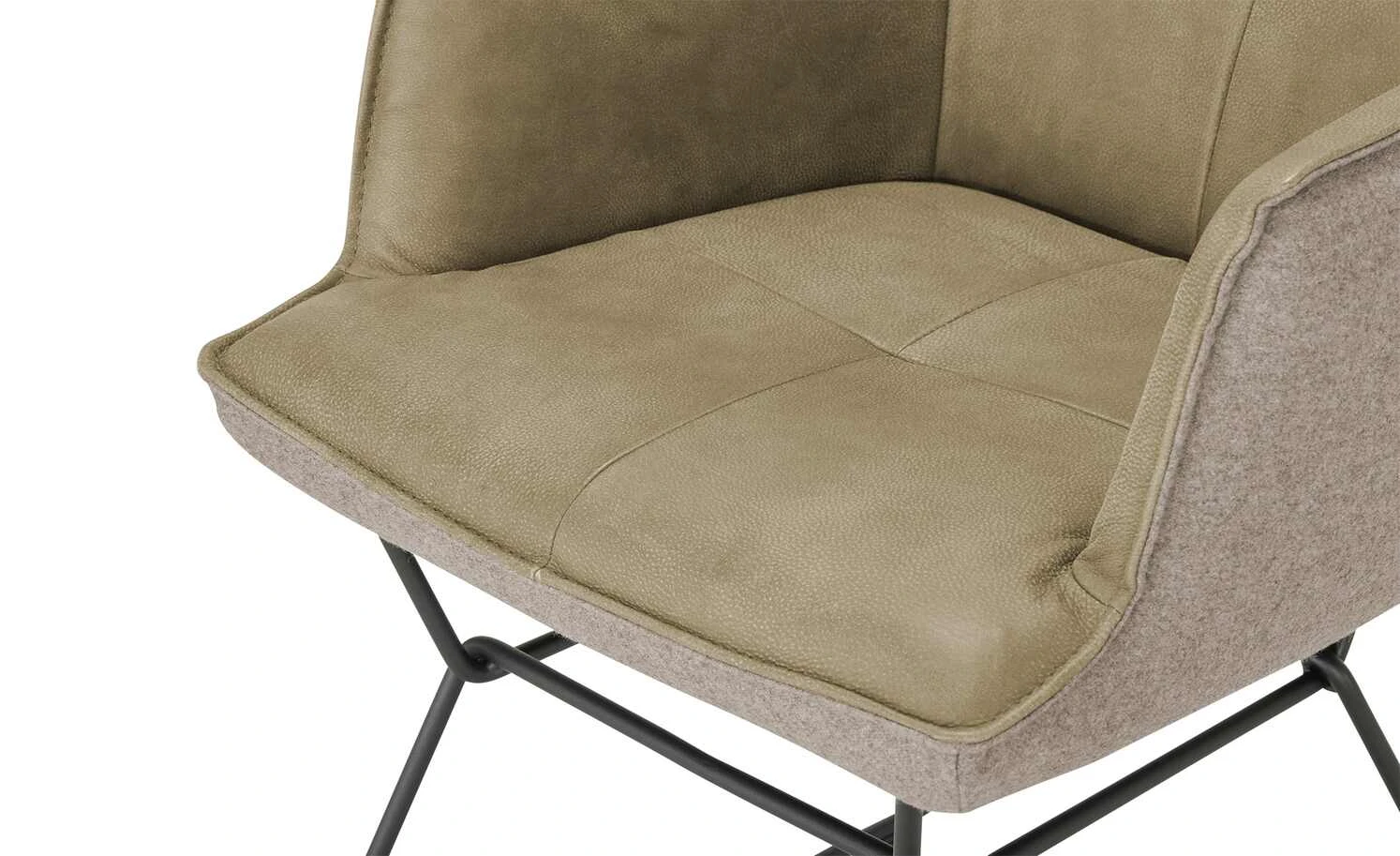 KOINOR Kufenstuhl mit Leder Bexx | Jade (Beige) / Braun Ja 6 KOINOR Kufenstuhl mit Leder Bexx | Jade (Beige) / Braun Ja – Bild 4