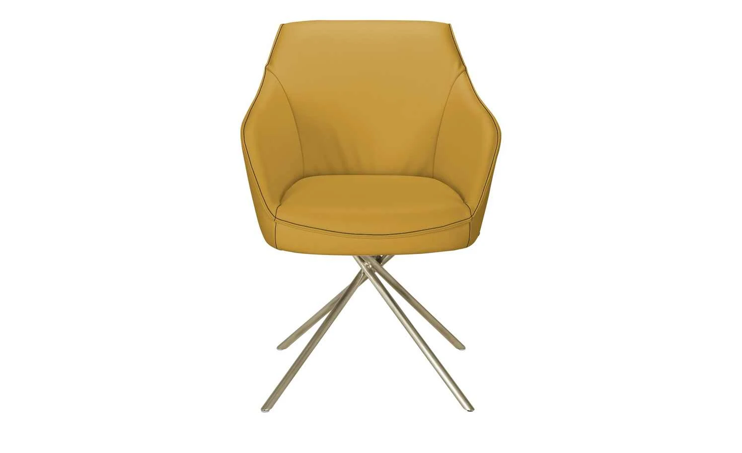 KOINOR Armlehnstuhl Dining System 1 | Giallo (Gelb) / Kontrastnaht Schwarz 11 KOINOR Armlehnstuhl Dining System 1 | Giallo (Gelb) / Kontrastnaht Schwarz – Bild 9