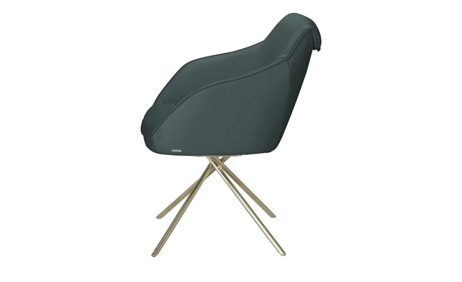 KOINOR Armlehnstuhl Dining System 1 | Lago (Blau) / Kontrastnaht Schwarz 6 KOINOR Armlehnstuhl Dining System 1 | Lago (Blau) / Kontrastnaht Schwarz – Bild 4