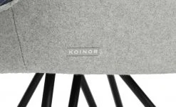 KOINOR Armlehnstuhl Dining System 4 | Night (Dunkelblau) / Hellgrau / Kontrastnaht Grau -SitzWerk Verkaufsgeschäft 15303137 5 202111251235