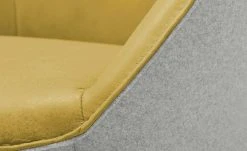 KOINOR Armlehnstuhl Dining System 4 | Safran (Gelb) / Hellgrau / Kontrastnaht Grau -SitzWerk Verkaufsgeschäft 15303142 5 202111251235