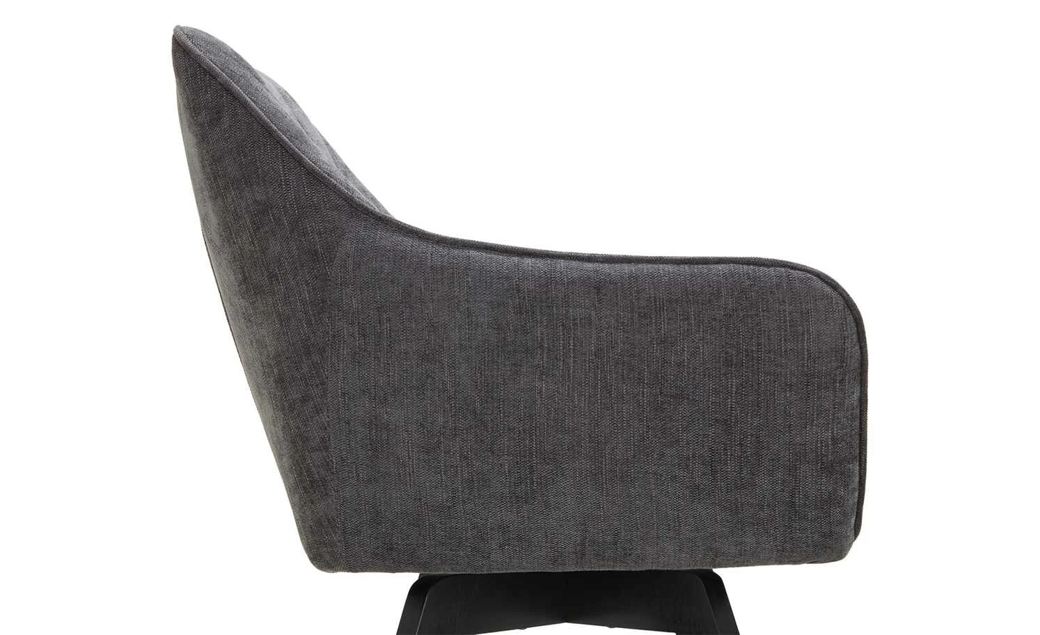 Schalen-Polsterstuhl drehbar Nairobi | Anthrazit 13 Schalen-Polsterstuhl drehbar Nairobi | Anthrazit – Bild 11