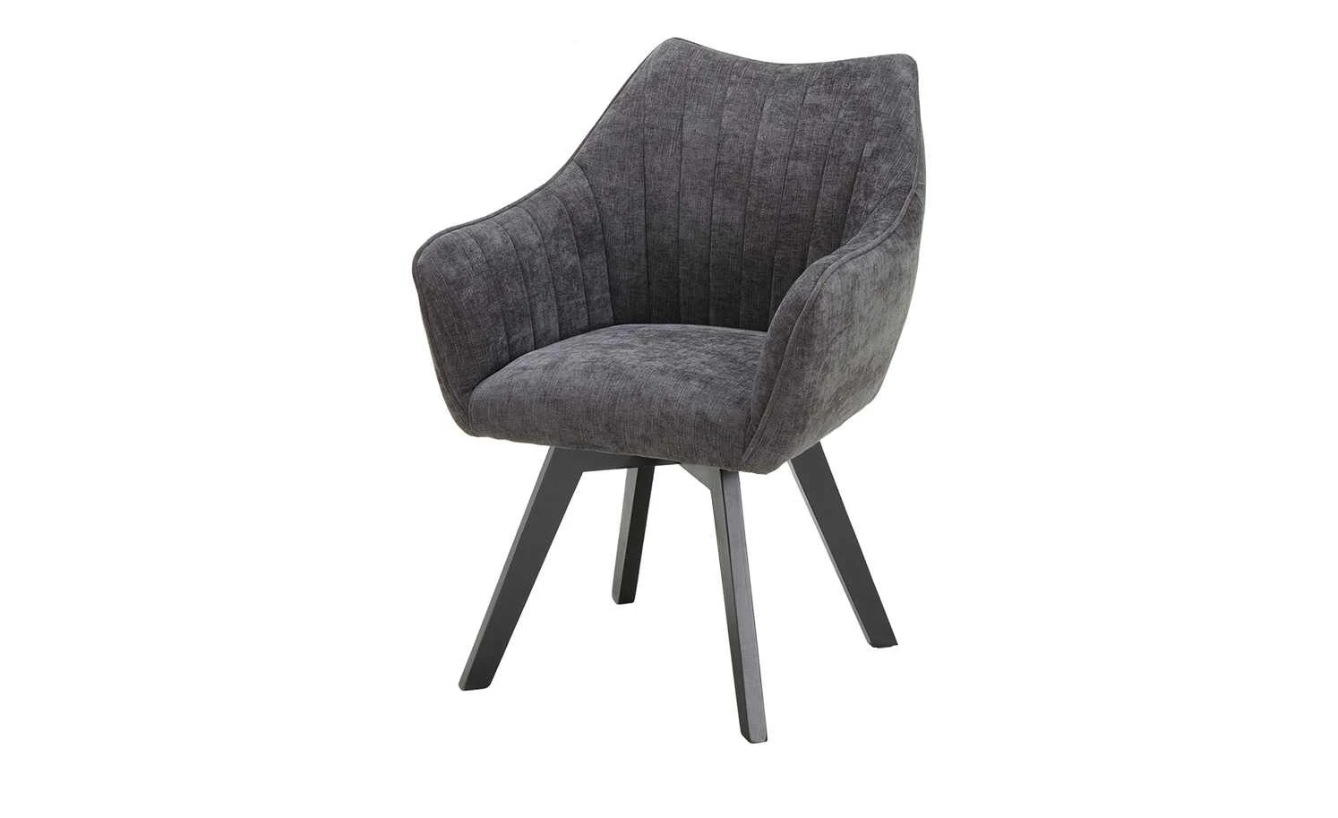 Schalen-Polsterstuhl drehbar Nairobi | Anthrazit 3 Schalen-Polsterstuhl drehbar Nairobi | Anthrazit