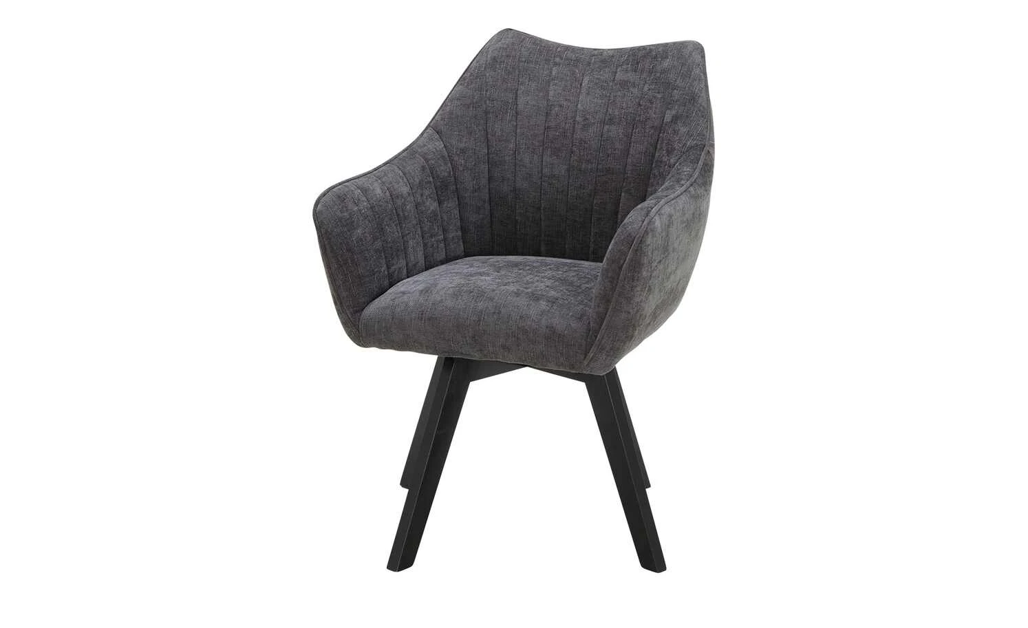 Schalen-Polsterstuhl drehbar Nairobi | Anthrazit 7 Schalen-Polsterstuhl drehbar Nairobi | Anthrazit – Bild 5