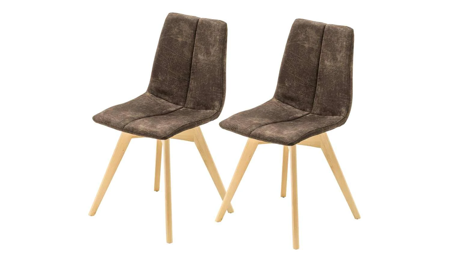 Woodford Polsterstuhl, 2er-Set Marven | Braun Buche natur 4 Woodford Polsterstuhl, 2er-Set Marven | Braun Buche natur – Bild 2