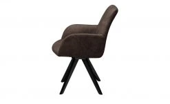 Woodford Polsterstuhl mit Armlehne Bristol | Braun (Dunkelbraun) Schwarz Ja -SitzWerk Verkaufsgeschäft 15303898 3 202203211234