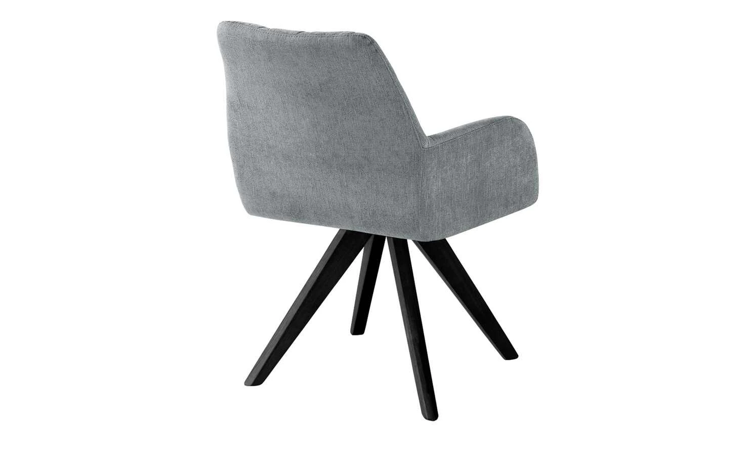 Woodford Polsterstuhl mit Armlehne Bristol | Grau Schwarz Ja 4 Woodford Polsterstuhl mit Armlehne Bristol | Grau Schwarz Ja – Bild 2