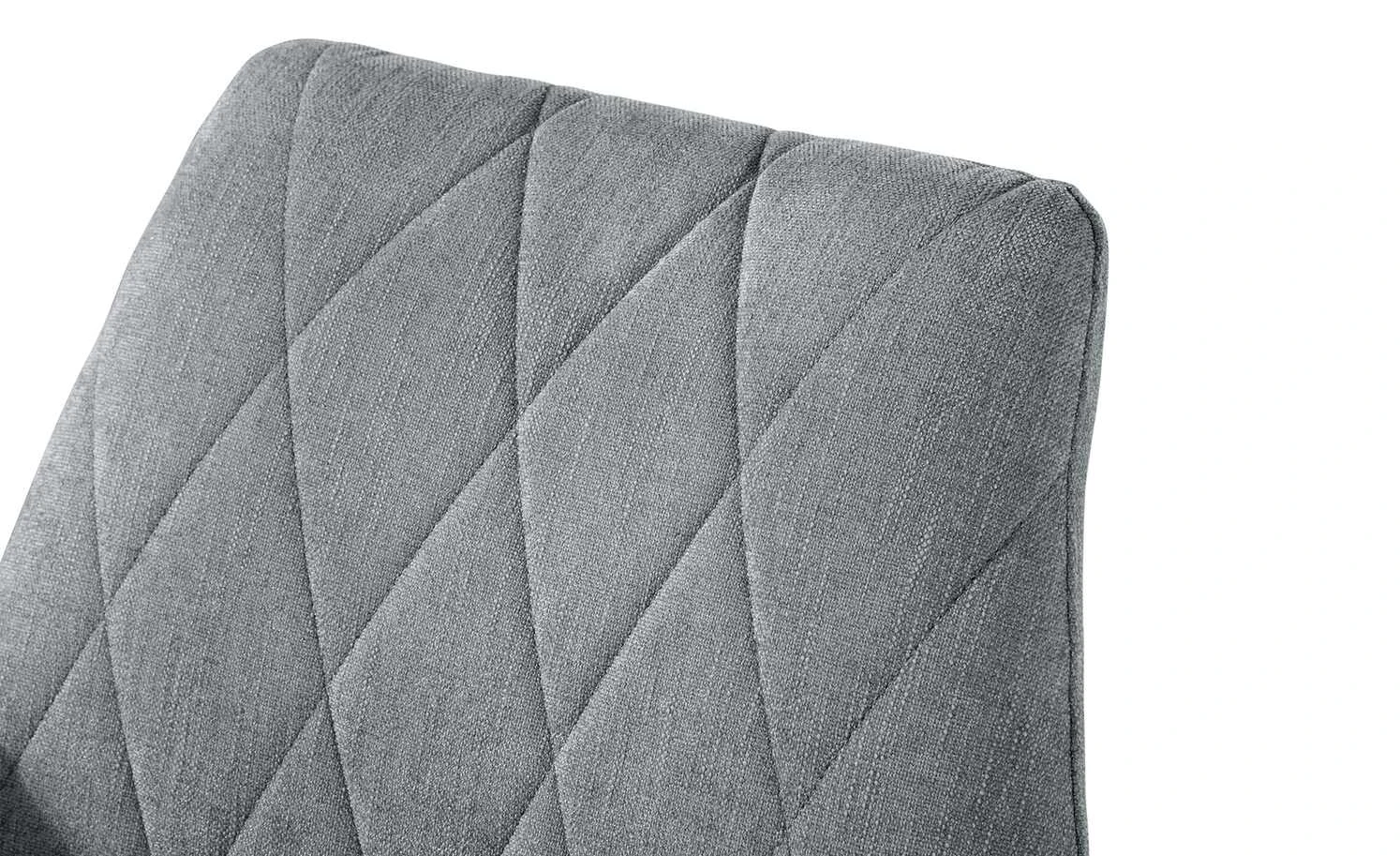 Woodford Polsterstuhl mit Armlehne Bristol | Grau Schwarz Ja 6 Woodford Polsterstuhl mit Armlehne Bristol | Grau Schwarz Ja – Bild 4