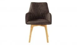 Woodford Polsterstuhl mit Armlehne Bristol | Braun (Dunkelbraun) Eiche -SitzWerk Verkaufsgeschäft 15303936 2 202203211234