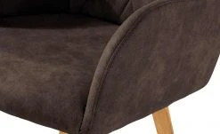 Woodford Polsterstuhl mit Armlehne Bristol | Braun (Dunkelbraun) Eiche -SitzWerk Verkaufsgeschäft 15303936 8 202203211234