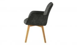 Woodford Polsterstuhl mit Armlehne Bristol | Grau (Dunkelgrau) Eiche -SitzWerk Verkaufsgeschäft 15303937 1 202203211234