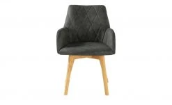 Woodford Polsterstuhl mit Armlehne Bristol | Grau (Dunkelgrau) Eiche -SitzWerk Verkaufsgeschäft 15303937 8 202203211234