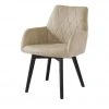 Woodford Polsterstuhl mit Armlehne Bristol | Sand (Beige) Schwarz -SitzWerk Verkaufsgeschäft 15303938 1 202203211234
