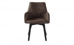 Woodford Polsterstuhl mit Armlehne Bristol | Braun (Dunkelbraun) Schwarz -SitzWerk Verkaufsgeschäft 15303940 1 202203211234