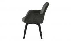 Woodford Polsterstuhl mit Armlehne Bristol | Grau (Dunkelgrau) Schwarz -SitzWerk Verkaufsgeschäft 15303941 3 202203211234