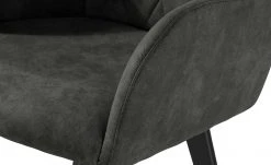 Woodford Polsterstuhl mit Armlehne Bristol | Grau (Dunkelgrau) Schwarz -SitzWerk Verkaufsgeschäft 15303941 7 202203211234