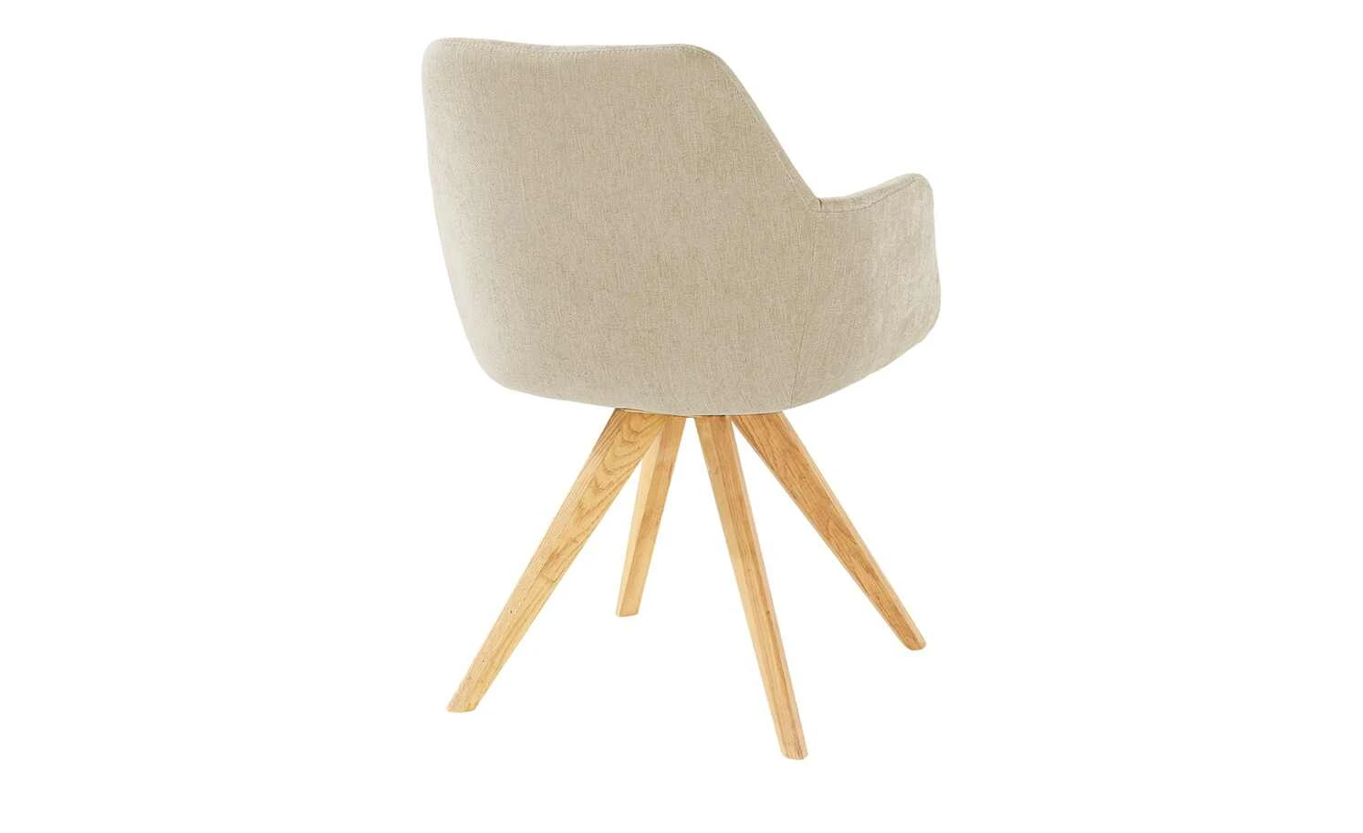 Woodford Polsterstuhl mit Armlehne Helsinki | Creme Nein Eiche 8 Woodford Polsterstuhl mit Armlehne Helsinki | Creme Nein Eiche – Bild 6