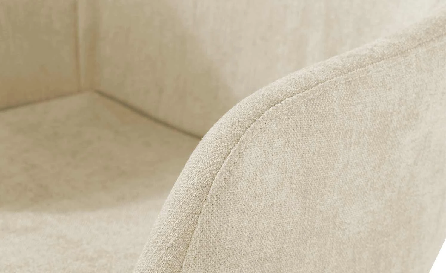 Woodford Polsterstuhl mit Armlehne Helsinki | Creme Nein Schwarz 8 Woodford Polsterstuhl mit Armlehne Helsinki | Creme Nein Schwarz – Bild 6