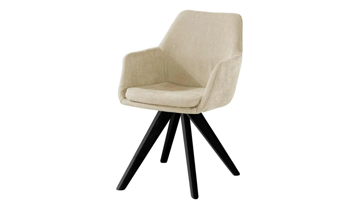 Woodford Polsterstuhl mit Armlehne Helsinki | Creme Nein Schwarz 3 Woodford Polsterstuhl mit Armlehne Helsinki | Creme Nein Schwarz