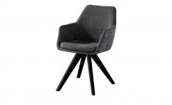 Woodford Polsterstuhl mit Armlehne Helsinki | Schwarz Nein Schwarz