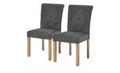 Woodford 2er Set Polsterstuhl Messena | Anthrazit Eiche -SitzWerk Verkaufsgeschäft 15304062 2 202111241245