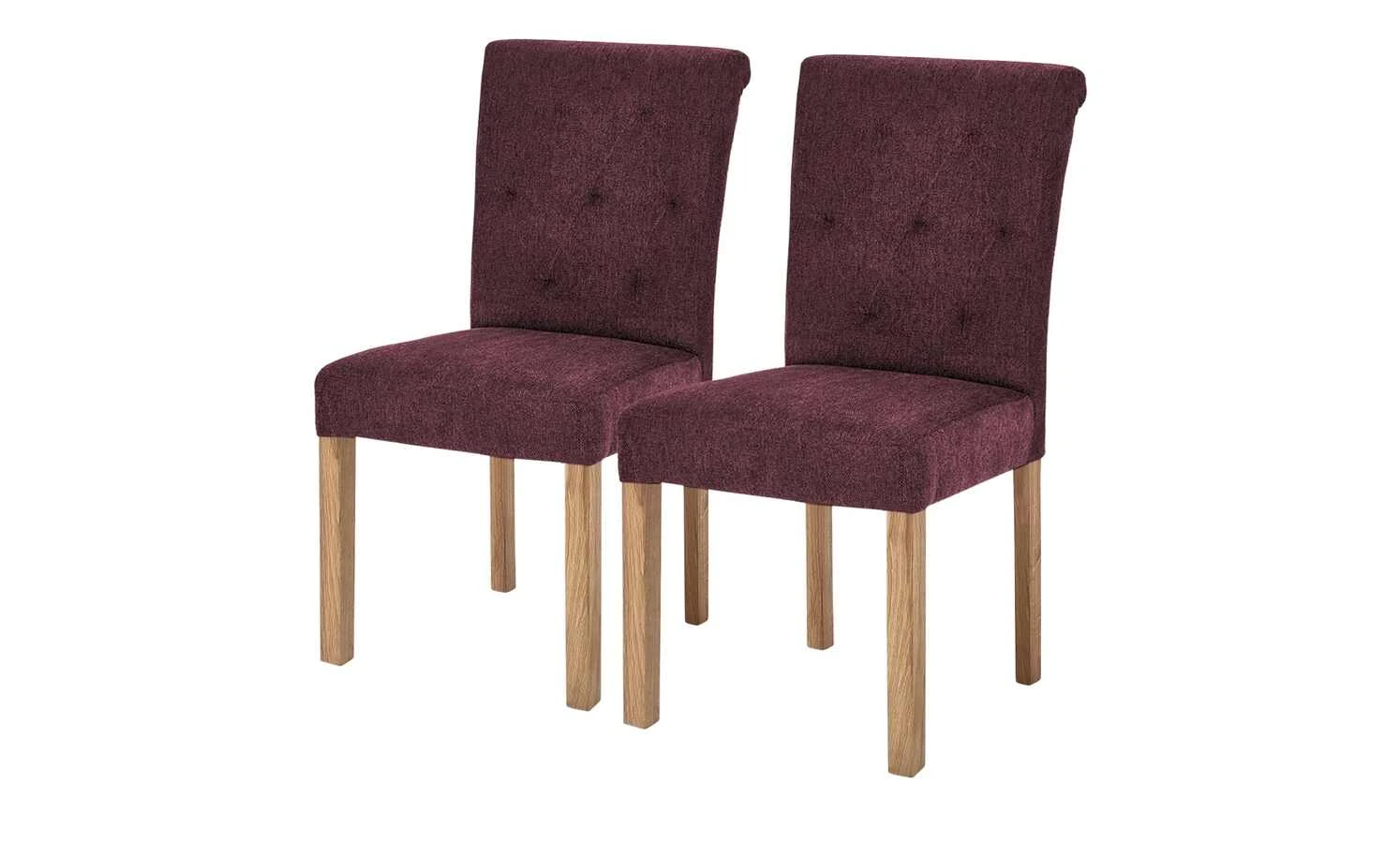 Woodford 2er Set Polsterstuhl Messena | Bordeaux Eiche 4 Woodford 2er Set Polsterstuhl Messena | Bordeaux Eiche – Bild 2