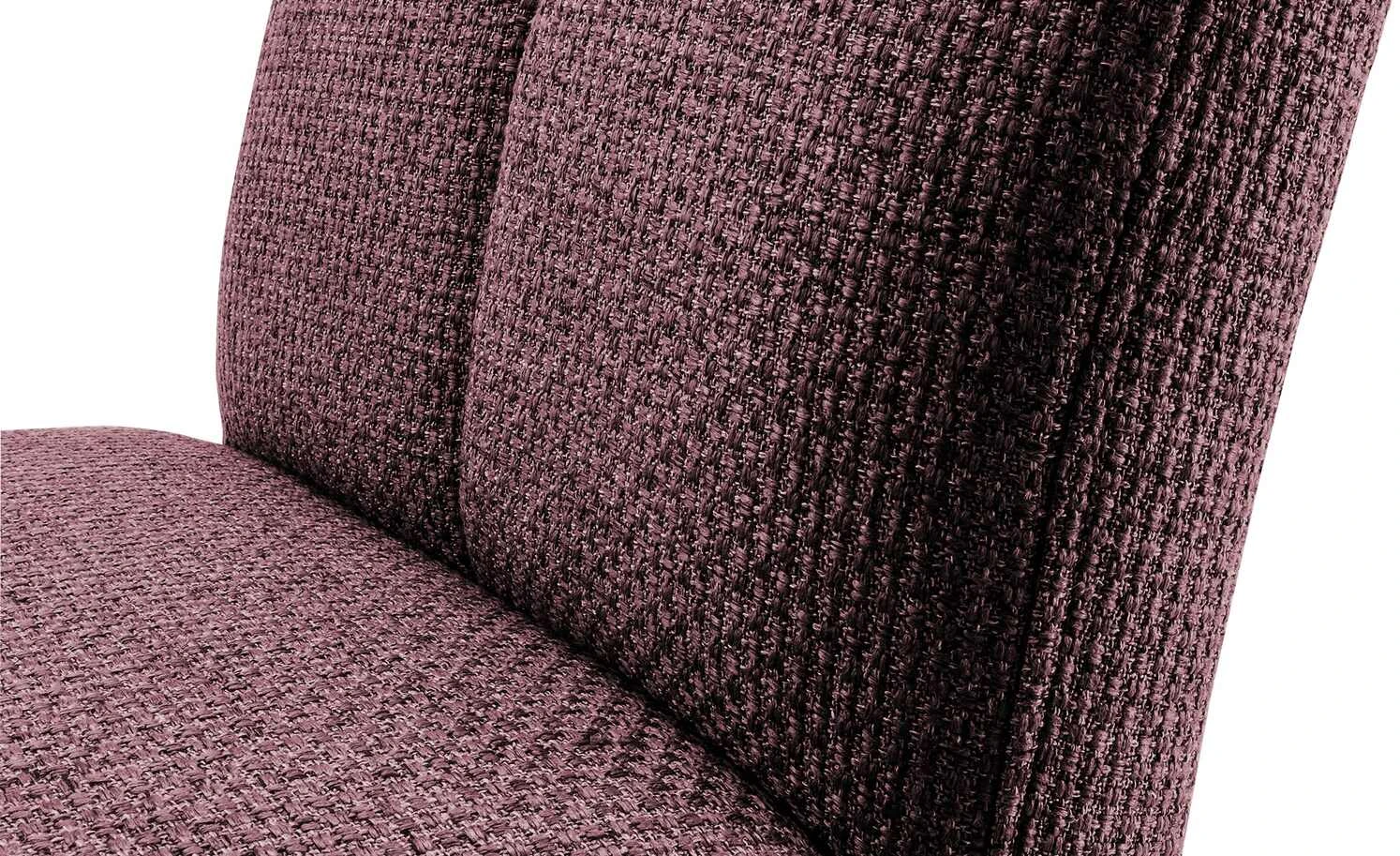 Woodford 2er Set Polsterstuhl Mako | Webstoff grob Bordeaux Buche natur 5 Woodford 2er Set Polsterstuhl Mako | Webstoff grob Bordeaux Buche natur – Bild 3