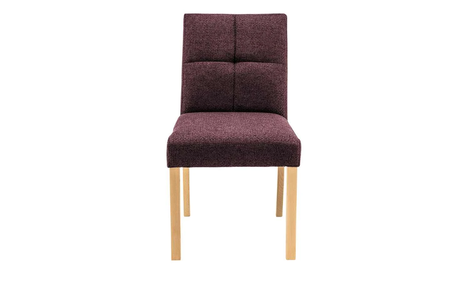 Woodford 2er Set Polsterstuhl Mako | Webstoff grob Bordeaux Buche natur 9 Woodford 2er Set Polsterstuhl Mako | Webstoff grob Bordeaux Buche natur – Bild 7