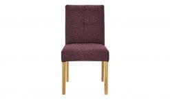 Woodford 2er Set Polsterstuhl Mako | Webstoff grob Bordeaux Eiche geölt -SitzWerk Verkaufsgeschäft 15304099 4 202205021317