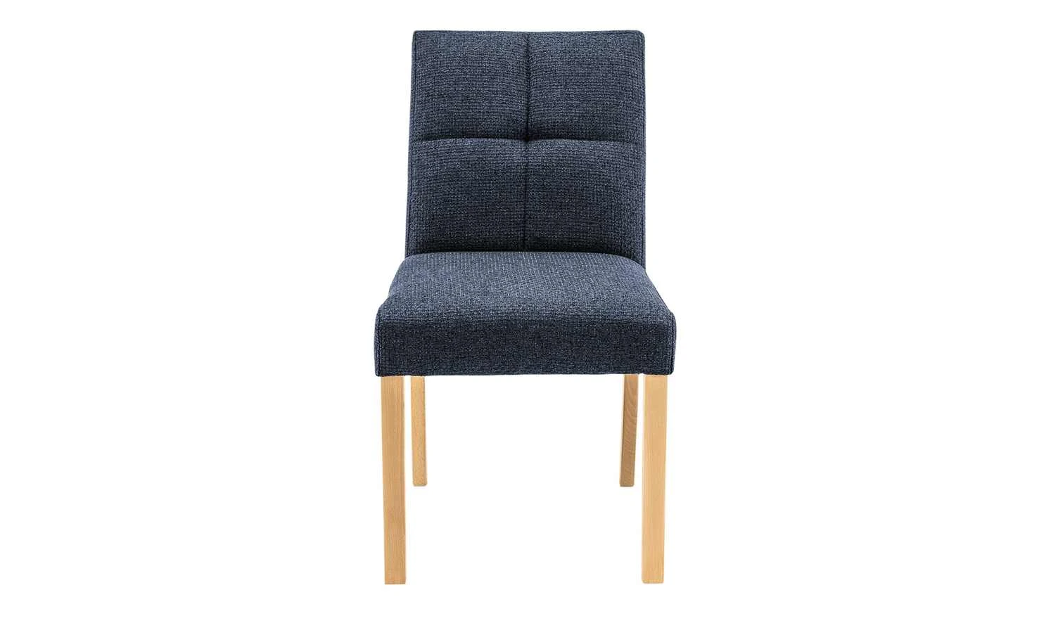 Woodford 2er Set Polsterstuhl Mako | Webstoff grob Nachtblau Buche natur 9 Woodford 2er Set Polsterstuhl Mako | Webstoff grob Nachtblau Buche natur – Bild 7
