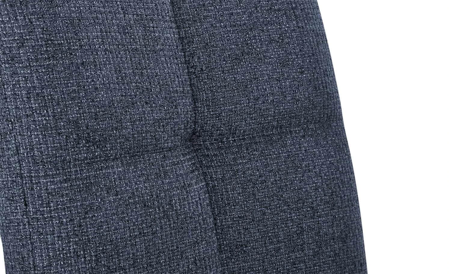 Woodford 2er Set Polsterstuhl Mako | Webstoff grob Nachtblau Eiche geölt 5 Woodford 2er Set Polsterstuhl Mako | Webstoff grob Nachtblau Eiche geölt – Bild 3