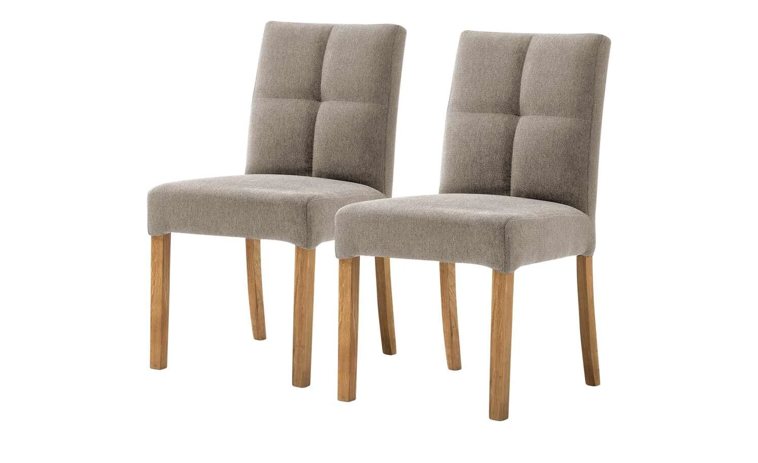 Woodford 2er Set Polsterstuhl Mako | Webstoff fein Cappuccino (Braun) Eiche geölt 3 Woodford 2er Set Polsterstuhl Mako | Webstoff fein Cappuccino (Braun) Eiche geölt