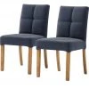 Woodford 2er Set Polsterstuhl Mako | Webstoff fein Nachtblau Eiche geölt -SitzWerk Verkaufsgeschäft 15304110 4 202204292232