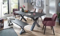 Woodford Polsterstuhl Menda | Bordeaux Schwarz Ja Nein -SitzWerk Verkaufsgeschäft 15304138 4 202111252244