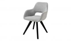 Woodford Polsterstuhl Lucina | Hellgrau Schwarz Nein