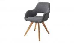 Woodford Polsterstuhl Lucina | Anthrazit Wildeiche Nein