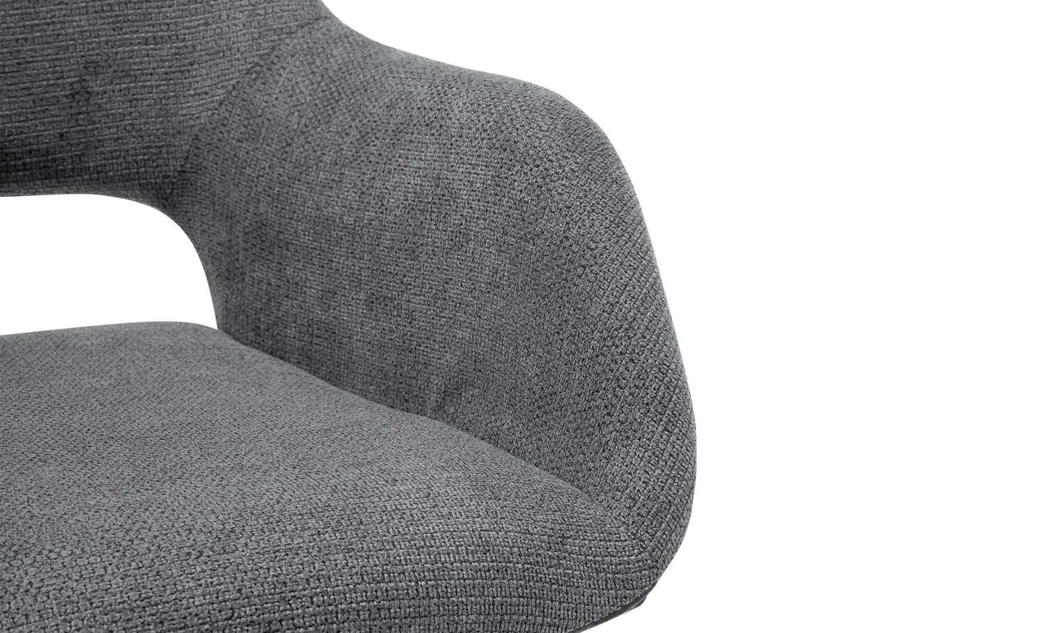 Woodford Polsterstuhl Lucina | Anthrazit Schwarz Ja 8 Woodford Polsterstuhl Lucina | Anthrazit Schwarz Ja – Bild 6