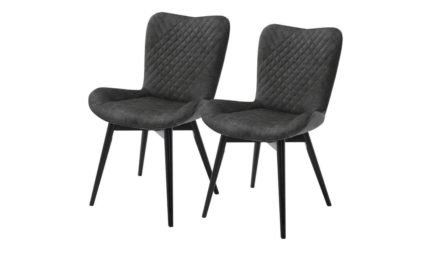 Gray & Jones 2er Set Polsterstuhl Tierra Fuego Two | Anthrazit Schwarz Nein 3 Gray & Jones 2er Set Polsterstuhl Tierra Fuego Two | Anthrazit Schwarz Nein