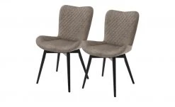 Gray & Jones 2er Set Polsterstuhl Tierra Fuego Two | Cappuccino Schwarz Nein