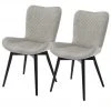 Gray & Jones 2er Set Polsterstuhl Tierra Fuego Two | Hellgrau Schwarz Nein -SitzWerk Verkaufsgeschäft 15304411 2 202111252244