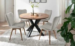 Gray & Jones 2er Set Polsterstuhl Tierra Fuego Two | Hellgrau Wildeiche Nein