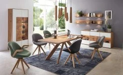 Wohnwert Armlehnstuhl Novum | Dunkelgrün mit Elastic-Aktiv-Federung (gesundes Sitzen)